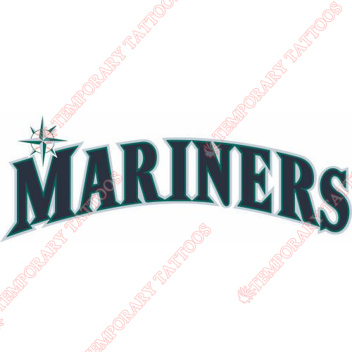 Seattle Mariners Customize Temporary Tattoos Stickers NO.1923